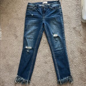 Free People Fringe Jeans